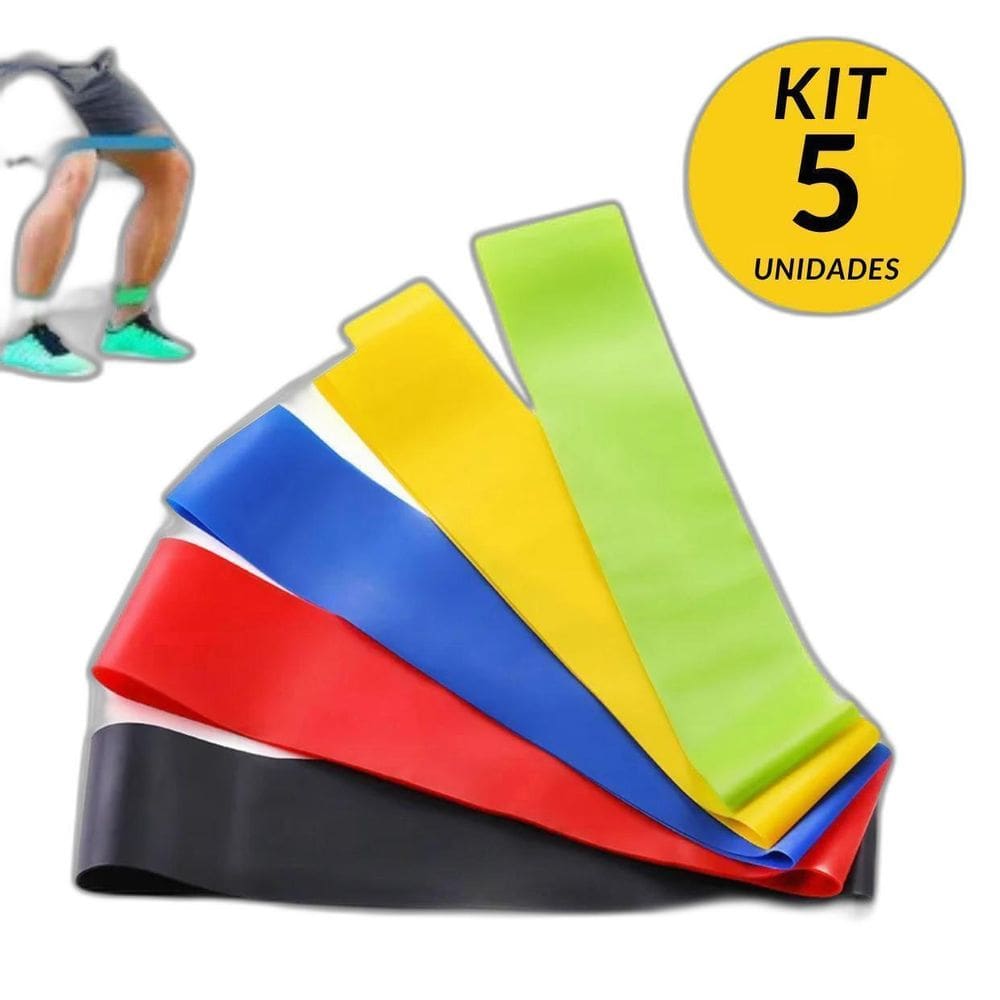 Faixa Elástica Fisioterapia Academia Exercício Thera Band