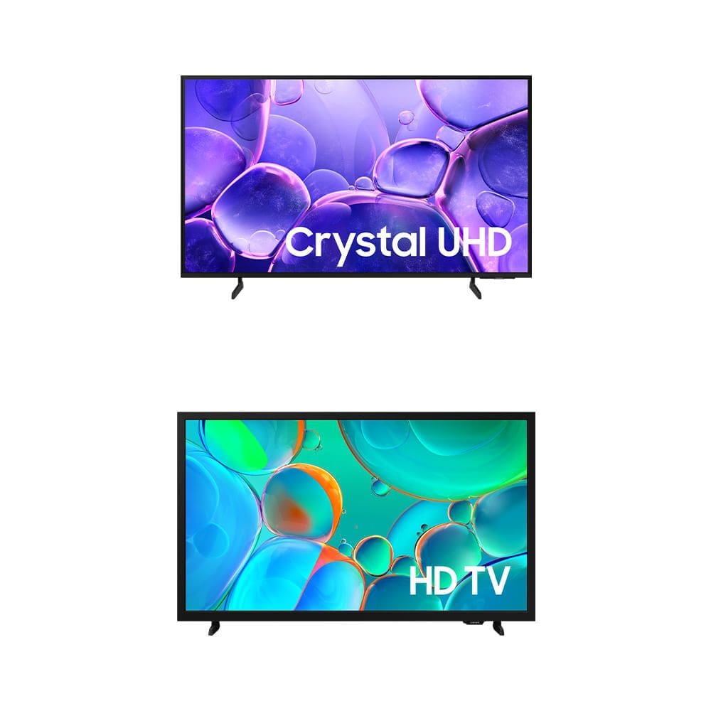 Combo Samsung Smart TV 50” UHD 4K U8100F + Samsung Smart TV 32” HD H5000F