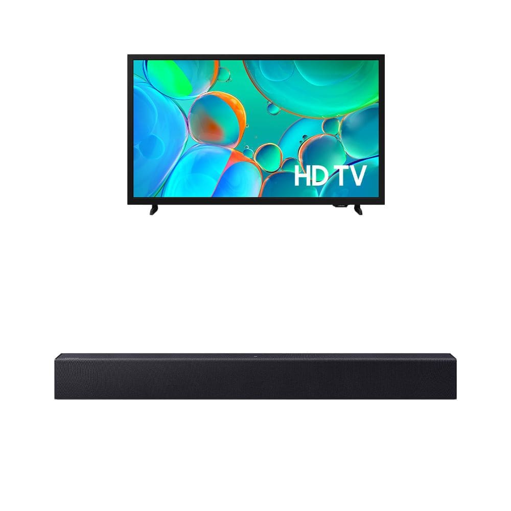 Combo Samsung Smart TV 32” HD H5000F + Soundbar Samsung HW-B400F