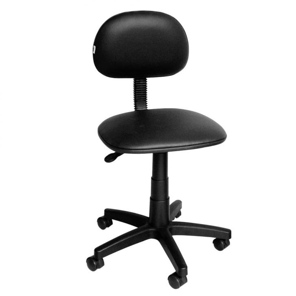 Cadeira Secretária Giratória Corano-Preta.