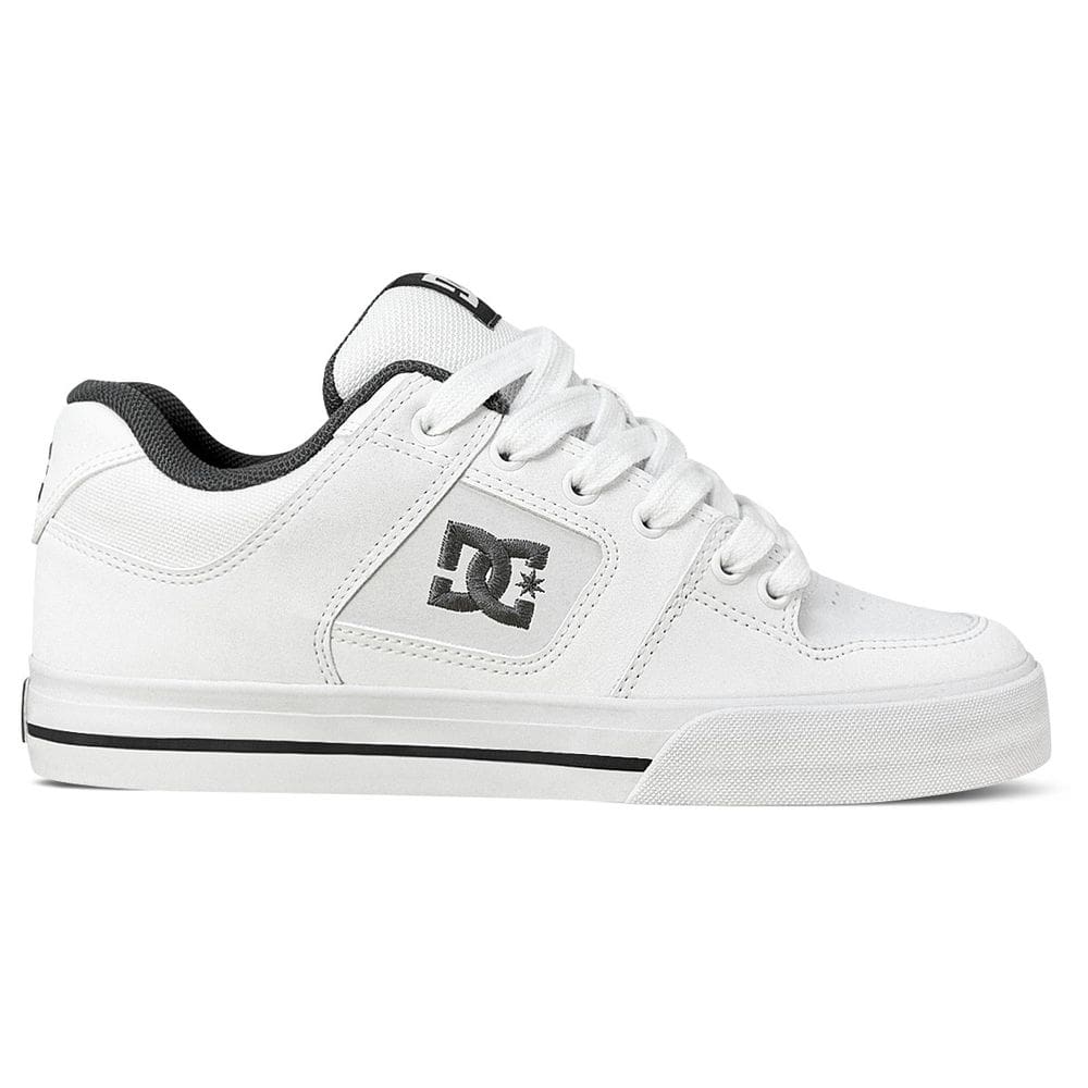 Tênis DC Shoes Pure Unissex | White White Grey