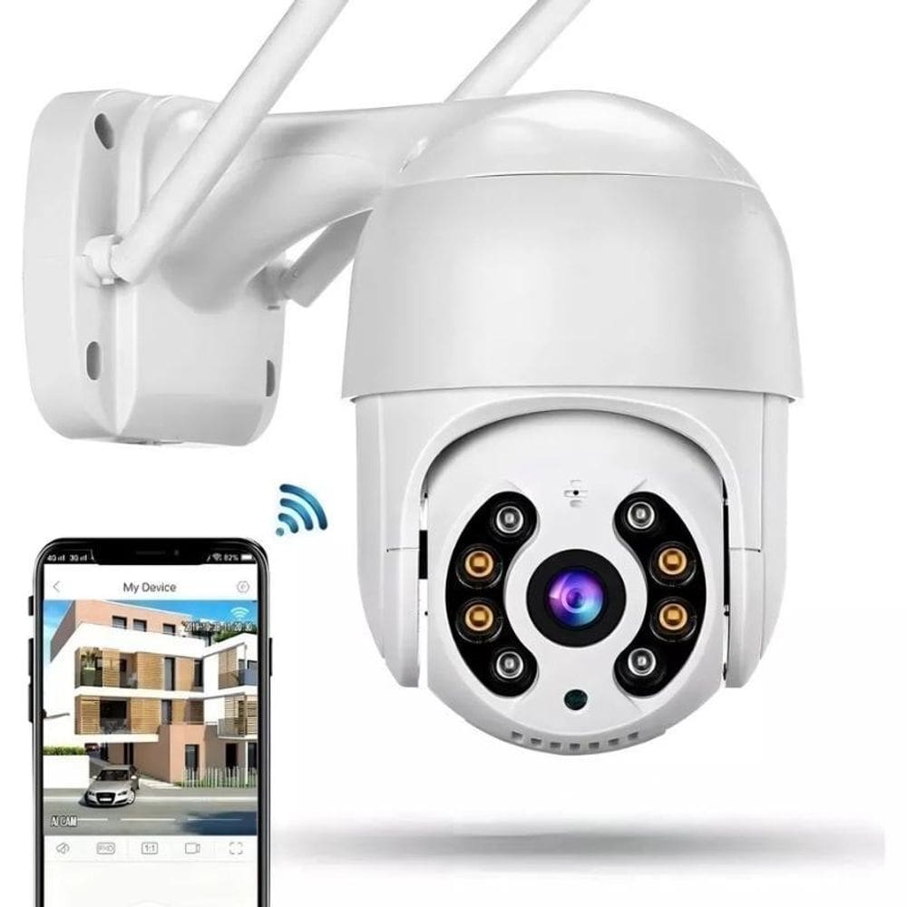Wifi Ip Camera Ipc 360 Wireless Sem Fio A Prova Dágua Hd A8