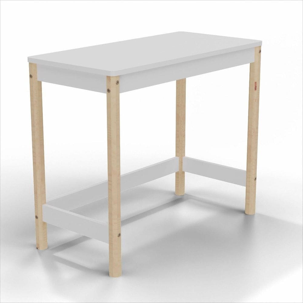 Escrivaninha para Quarto 77x93cm Arredus Branco/Natural