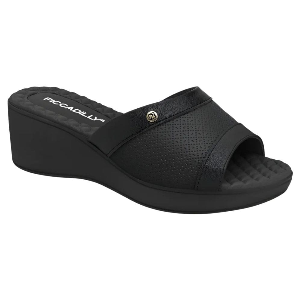 Tamanco Feminino Anabela Salto Baixo Conforto Piccadilly