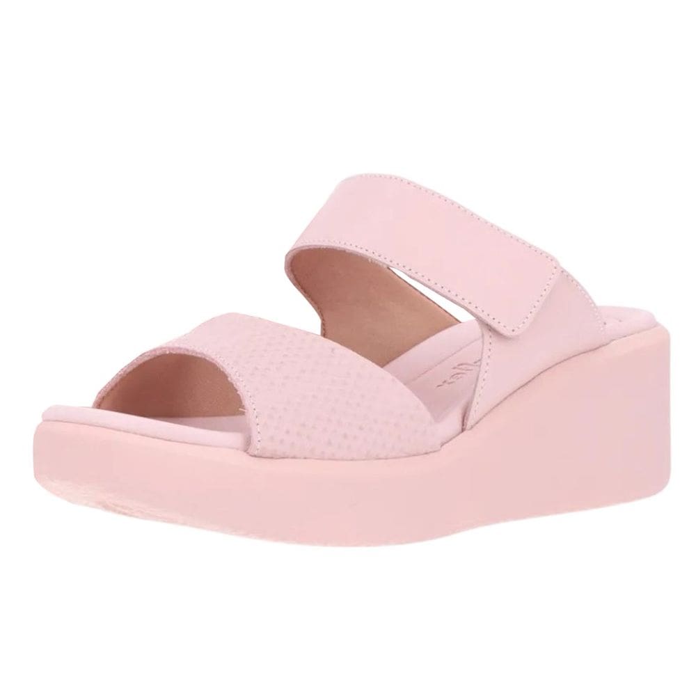 Tamanco Feminino Anabela Baixo Conforto Couro Usaflex