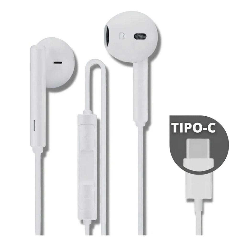 Fone De Ouvido Tipo-C Áudio Superior Acabamento Premium