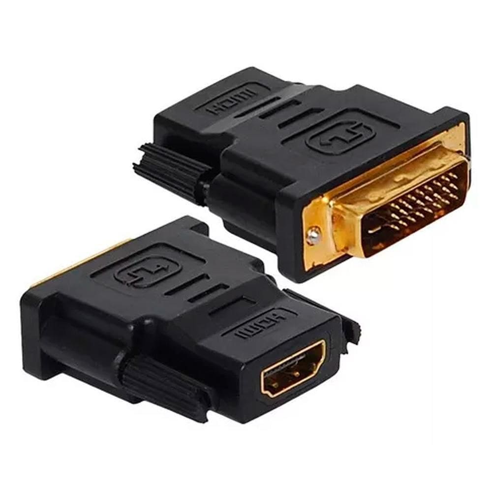 Adaptador Hdmi Fêmea Para Dvi 24-1 Macho