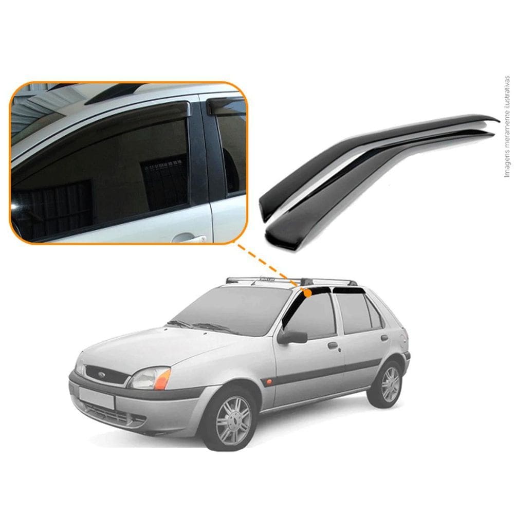 Calha Chuva Ford Fiesta Street Hatch A