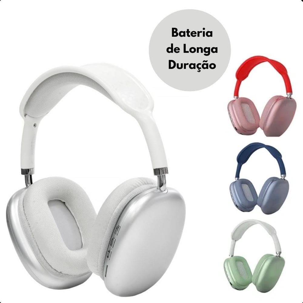 Fone Headphone Bluetooth P9 Wireless Extra Bass Imersivo