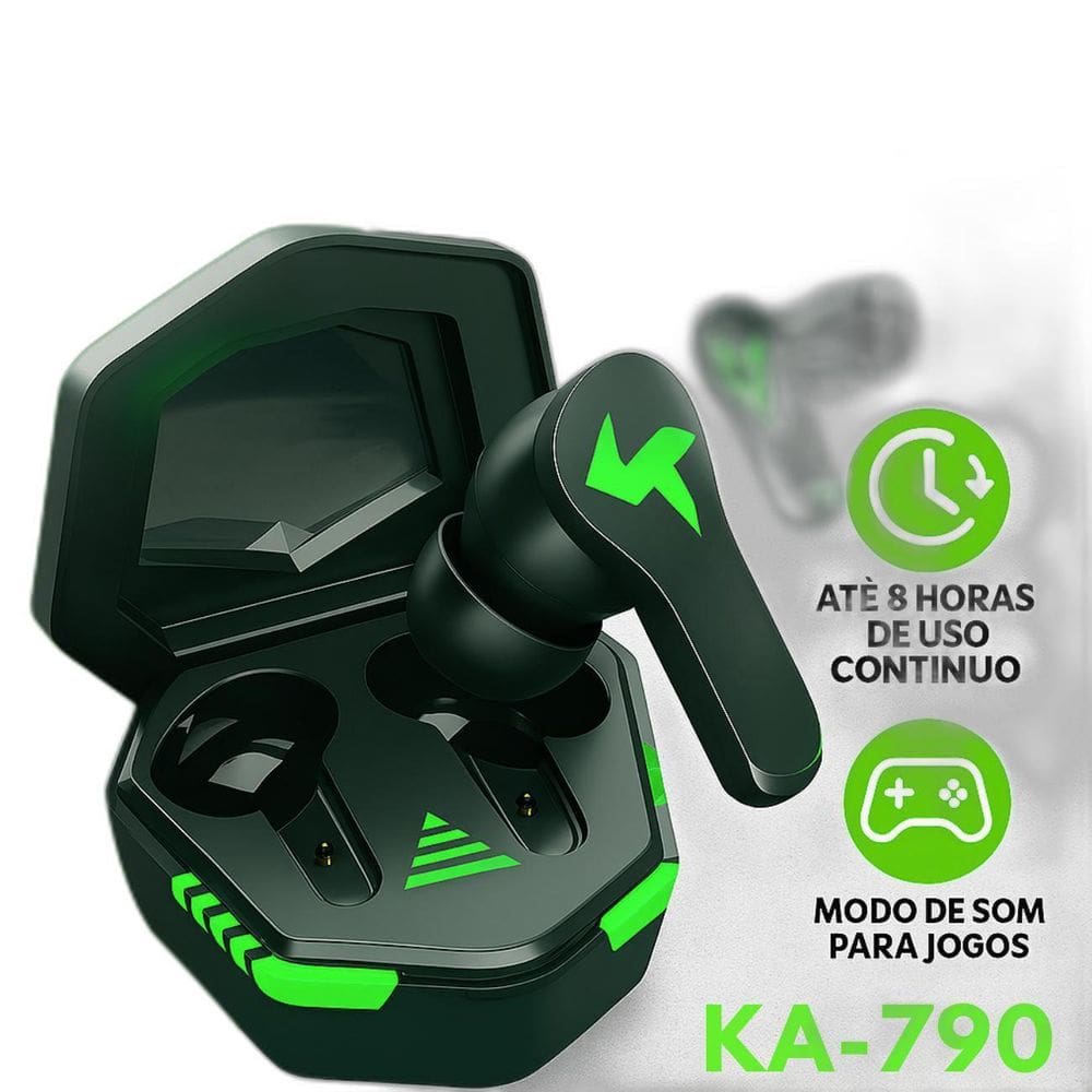 Fone Gamer Bluetooth Com Microfone De Alta Qualidade - Ka790