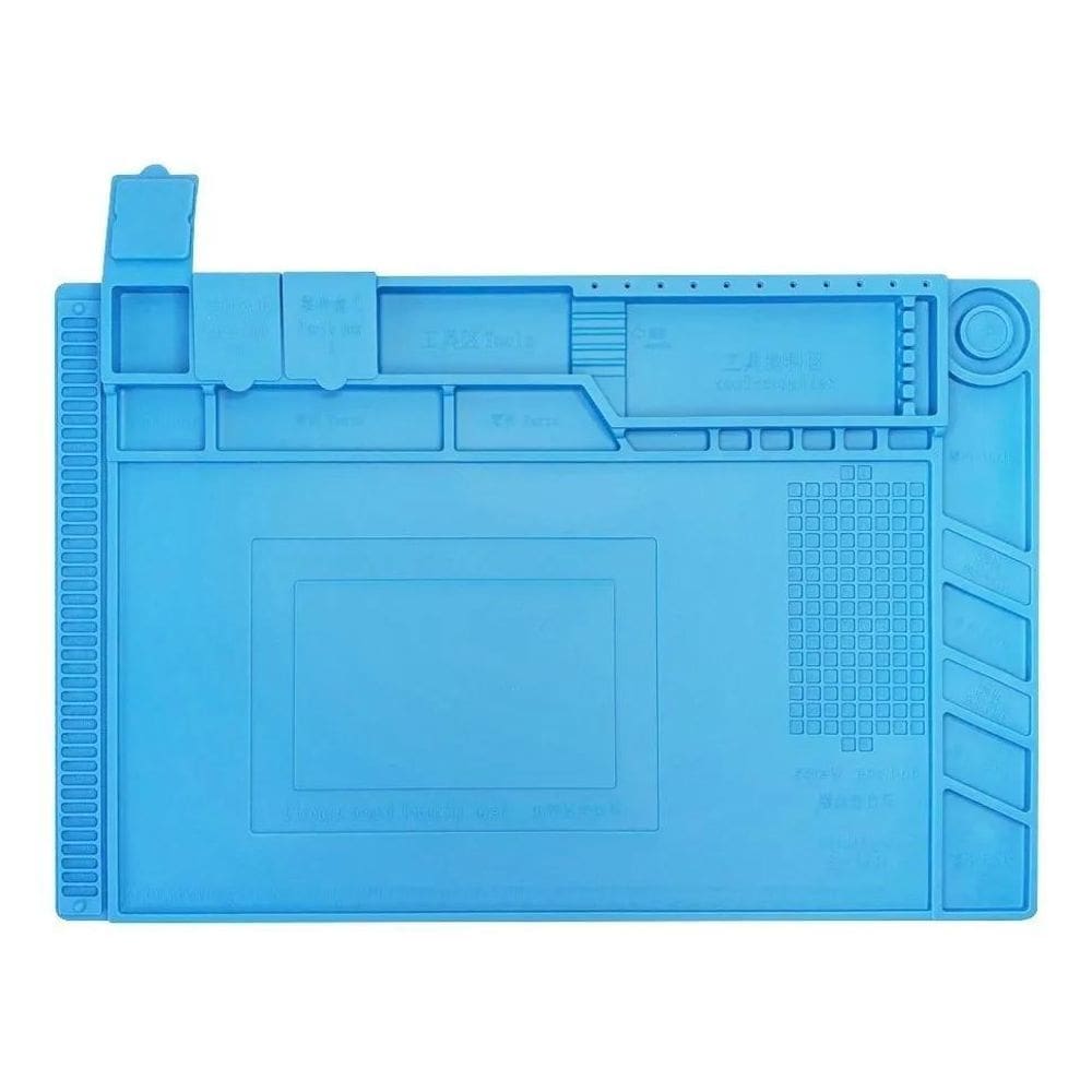 2X Estação Trabalho Manta Antiestática Silicone Bancada 45X3