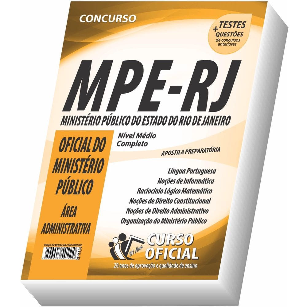 Apostila Mp Rj - Oficial Do Ministério Público