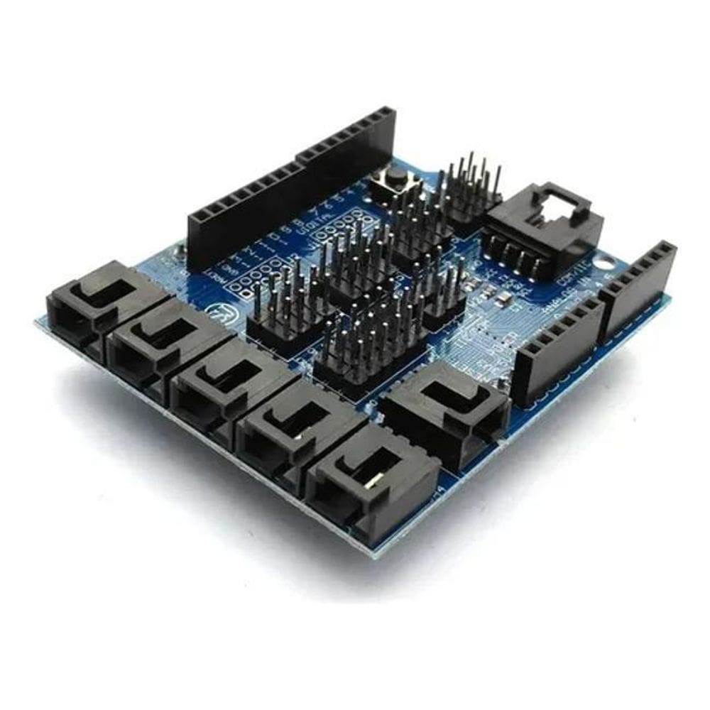 Modulo Sensor Shield V4 Arduino Uno R3 Mega Robotica V4.0
