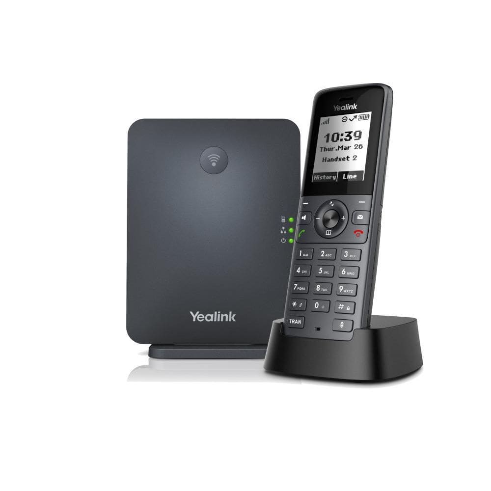 Yealink W71P - Telefone Ip S/Fio Padrão Dect 10 Contas Sip