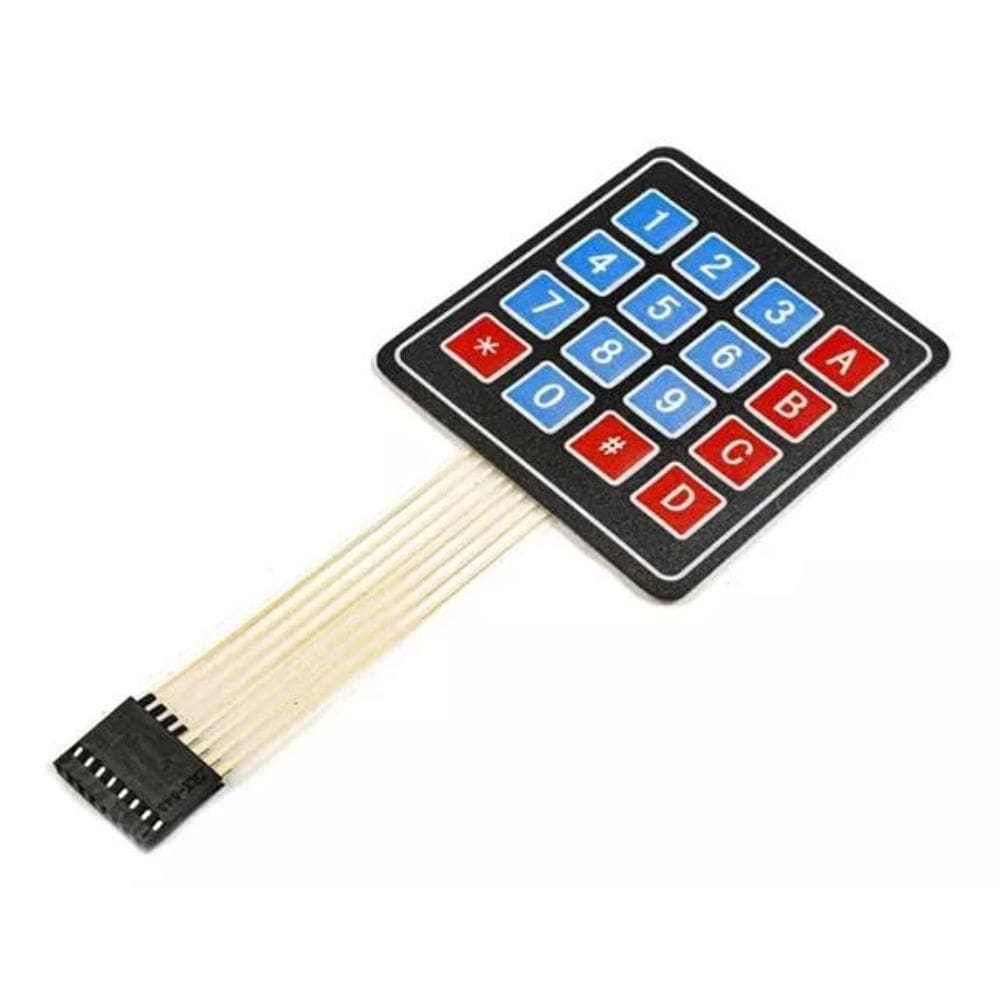 Teclado Membrana Matricial 4X4 16 Teclas Keypad Arduino Pic