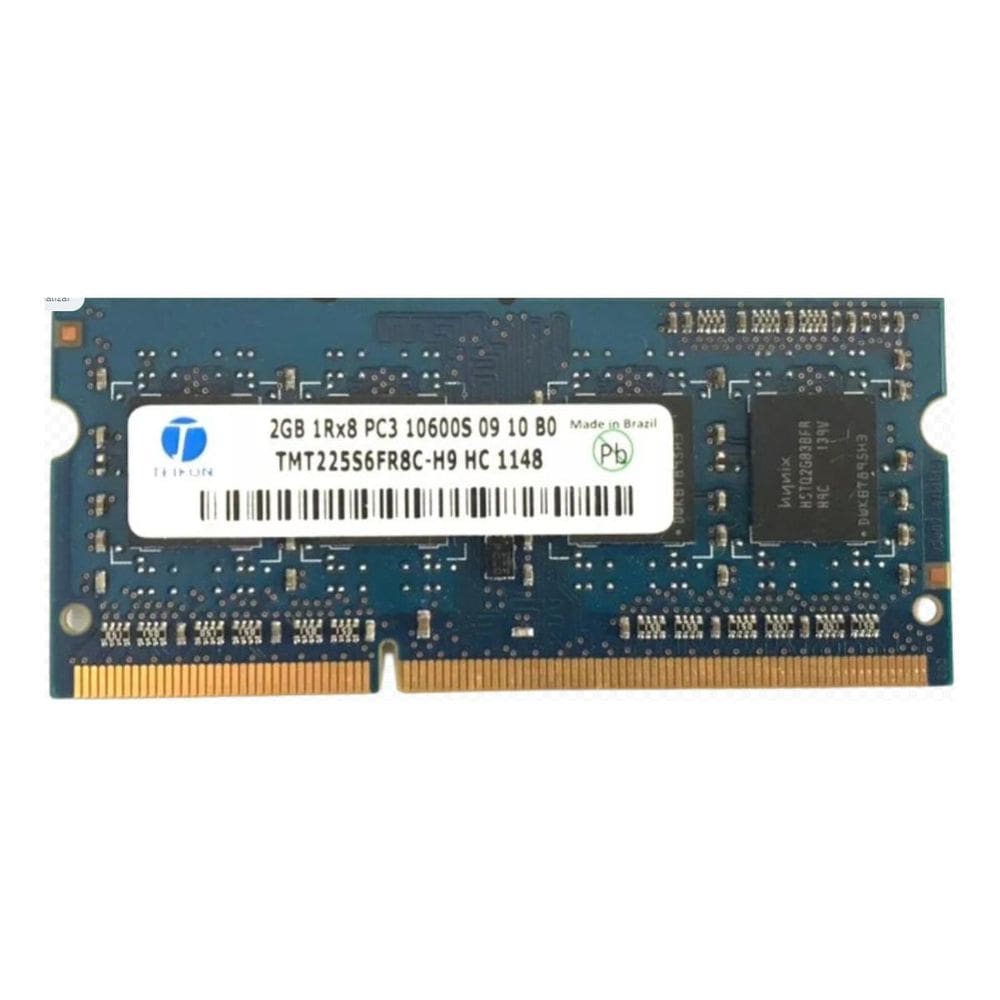 Memória Teikon 2Gb 1Rx8 Pc3 Ddr3 10600 - Notebook.