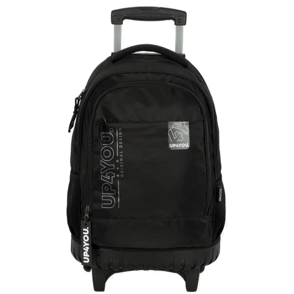 Mochilete Com Rodinhas Up4You  Design Preto