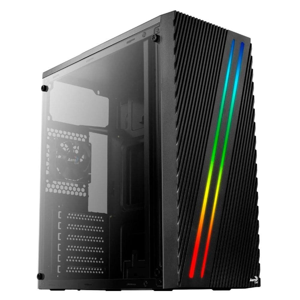 Gabinete Game Aerocool Streak V1 Rgb Atx Acrilico Preto