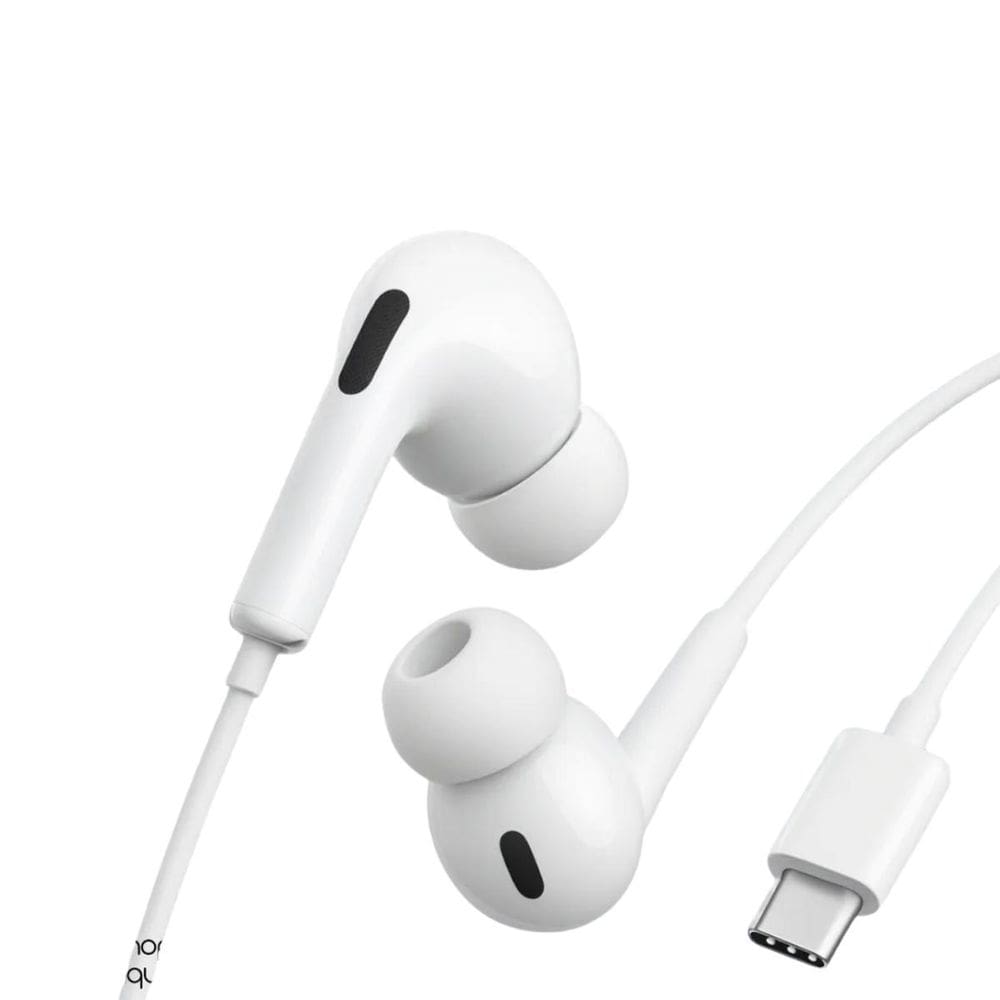 Fone De Ouvido Tipo-C Com Microfone E Som Cristalino