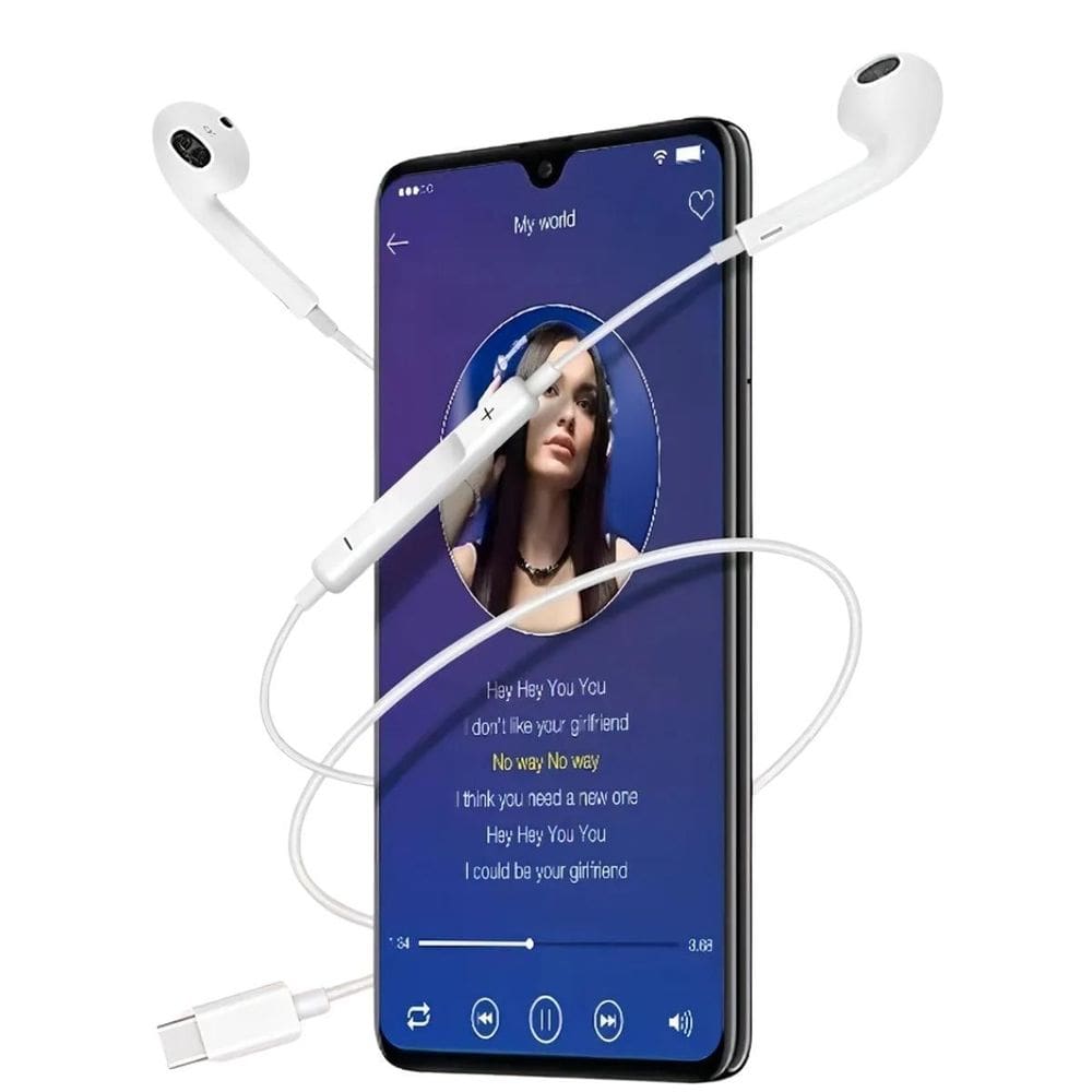 Fone Tipo-C Exclusivo Para Aparelhos Compatíveis Tipo-C