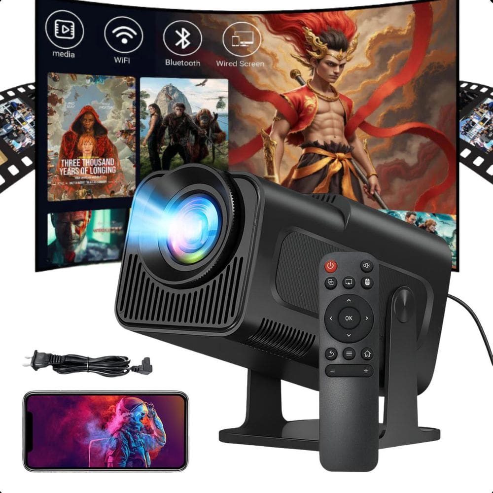 Projetor Hy320 Smart Tv Android 11 4K Wifi 6