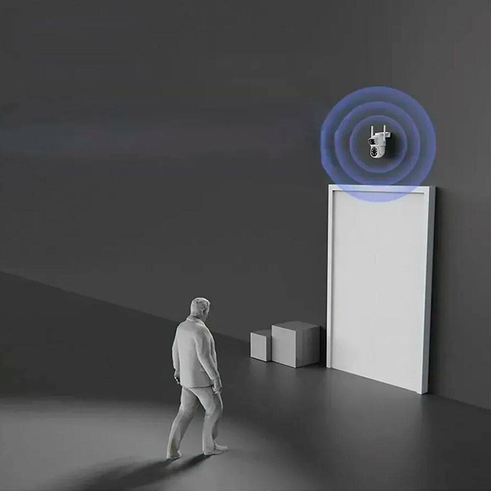 Câmera Inteligente Wifi Noturna Dupla Casa