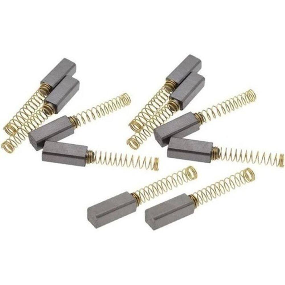 Carvão Escova Para Motor Maquina Costura Domestica 12 Peças