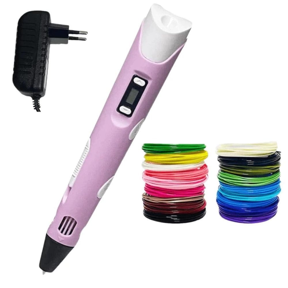 Caneta 3D Criativa Para Produção De Artesanato E Decoração