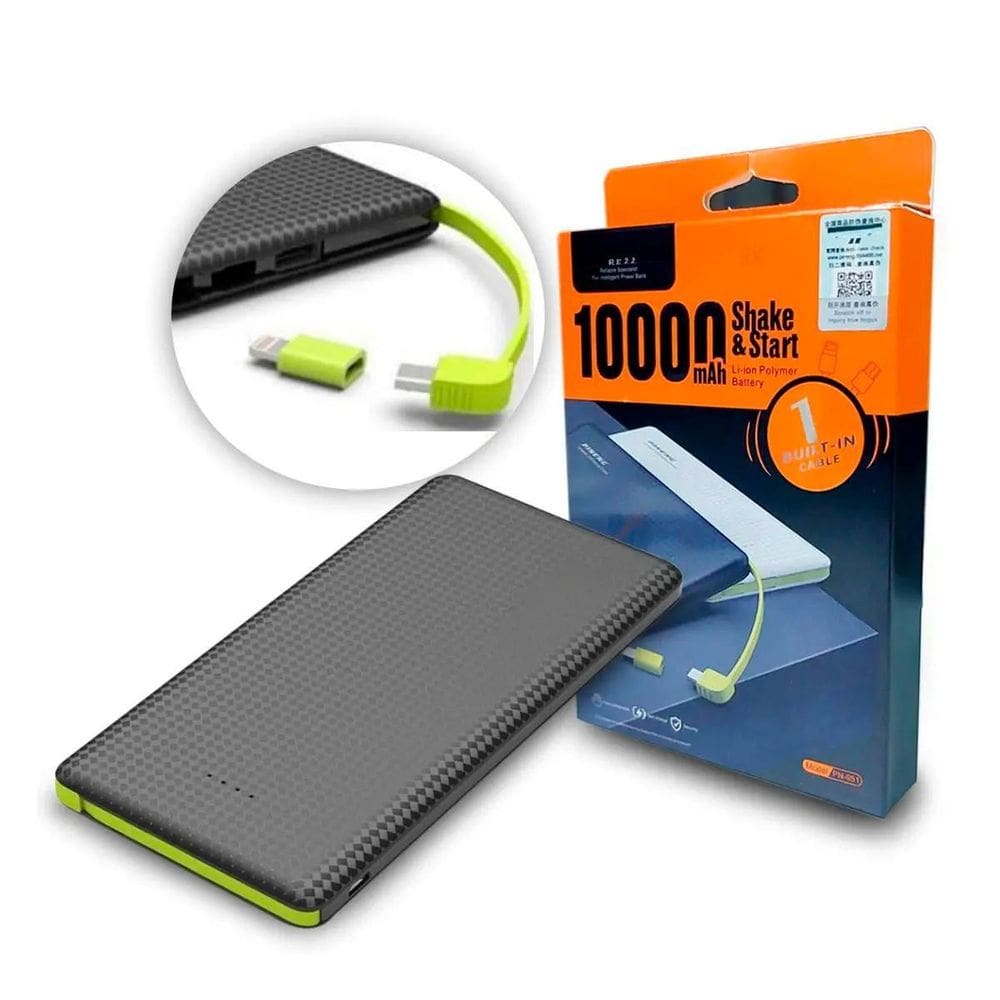 Power Bank Universal Portátil 10000Mah Bateria Externa