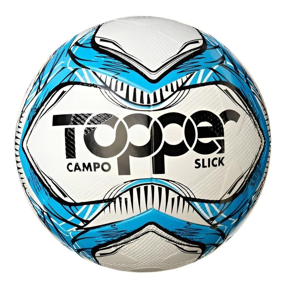 Bola Campo Topper Slick 2023 Tamanho 5 Azul/Preto - Performa