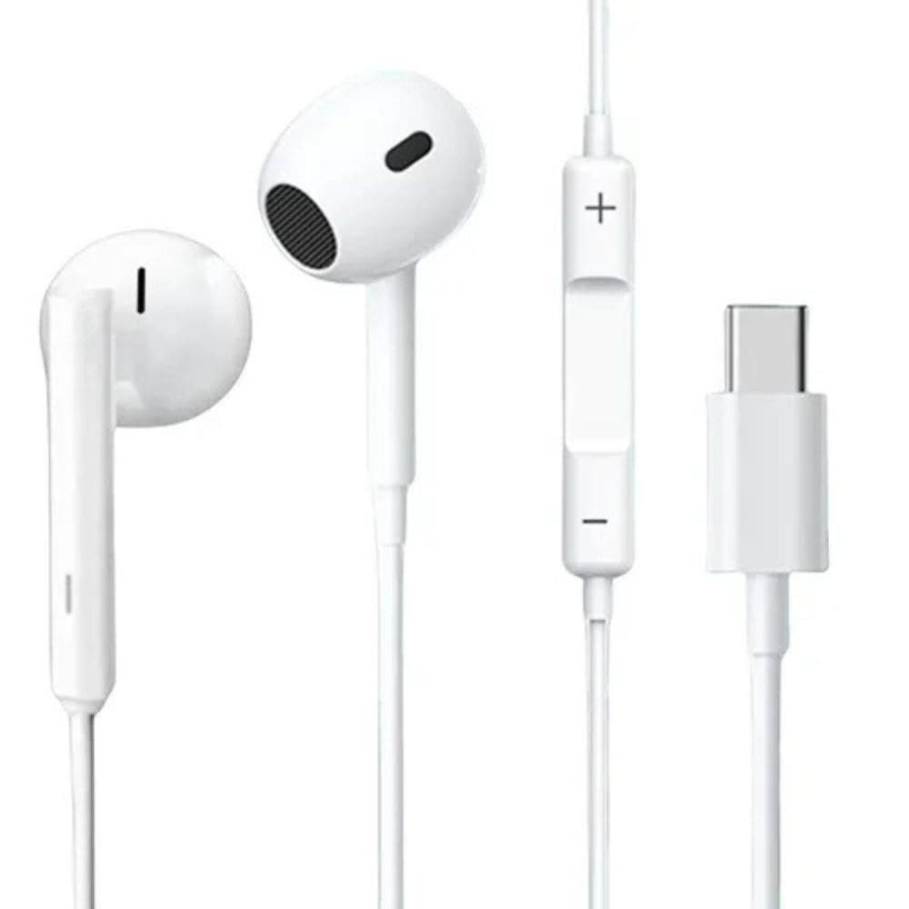 Fone De Ouvido Tipo-C Plugue Exclusivo Som De Alta Qualidade