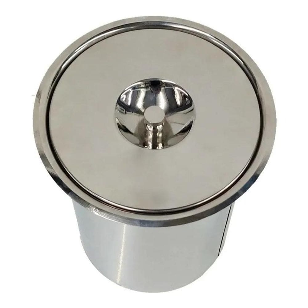 Lixeira De Embutir Em Pias E Bancadas Inox 5 Litros Floresta