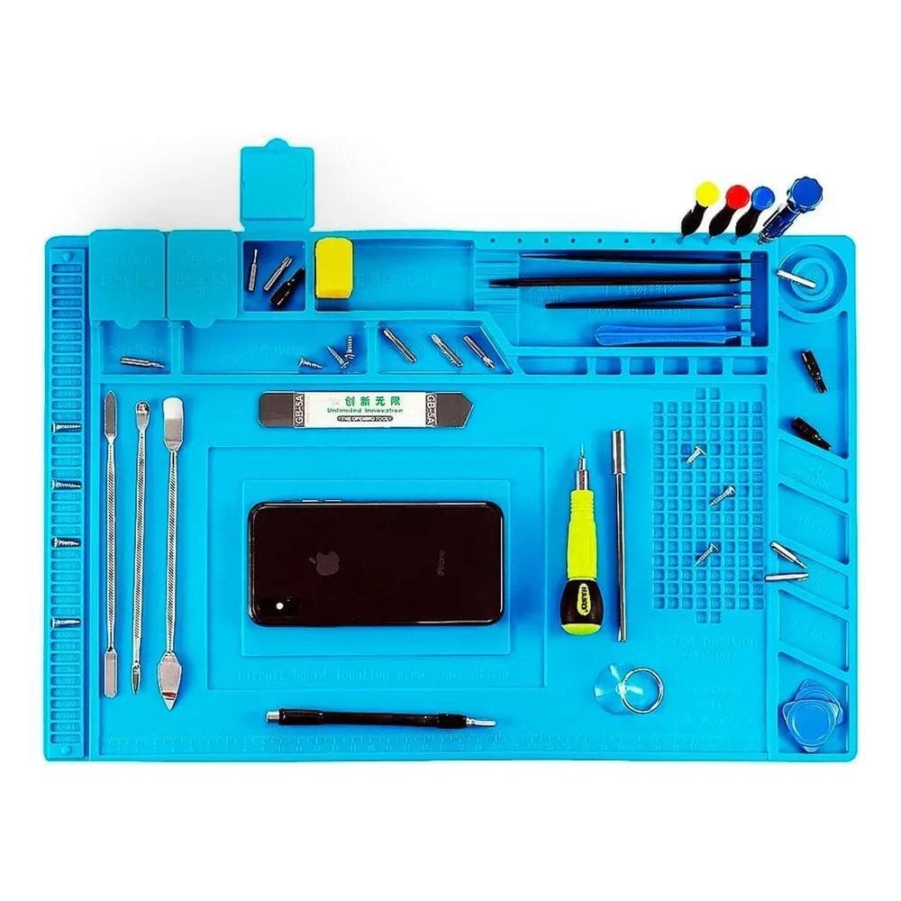 2X Manta Magnética Tapete Antiestática Silicone Conserto Sol