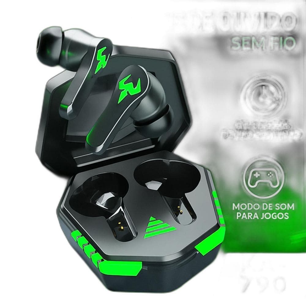 Fone De Ouvido Gamer Alta Qualidade E Microfone Direcional