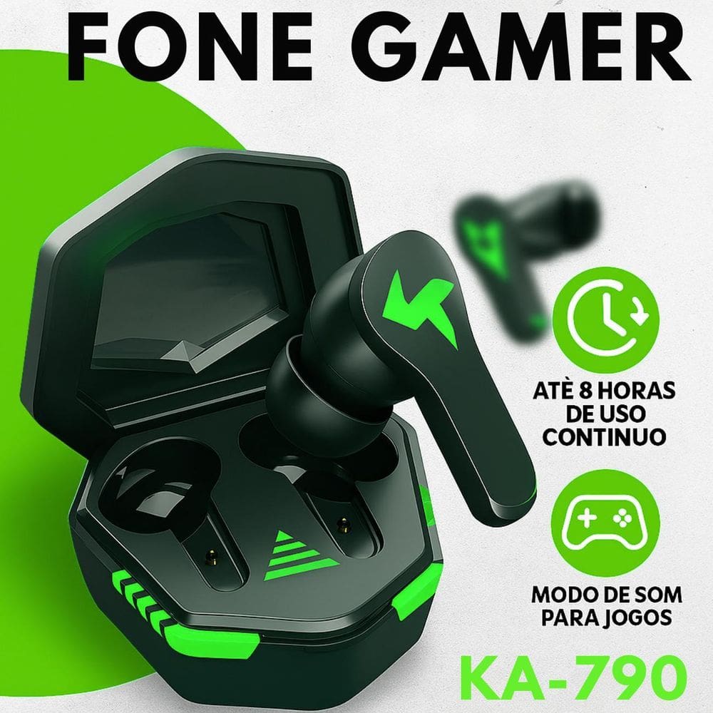 Fones Gamer Bluetooth Com Áudio Imersivo E Design Moderno