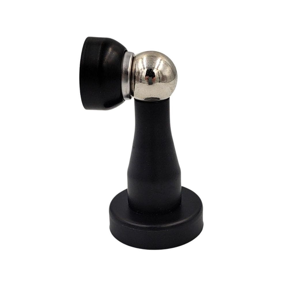 Prendedor Batedor De Porta Magnetico Preto Fosco
