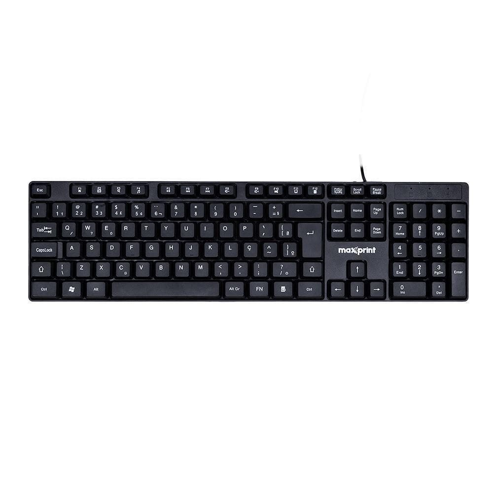 Teclado Officeeasy Com Fio Usb 2.0 Maxprint