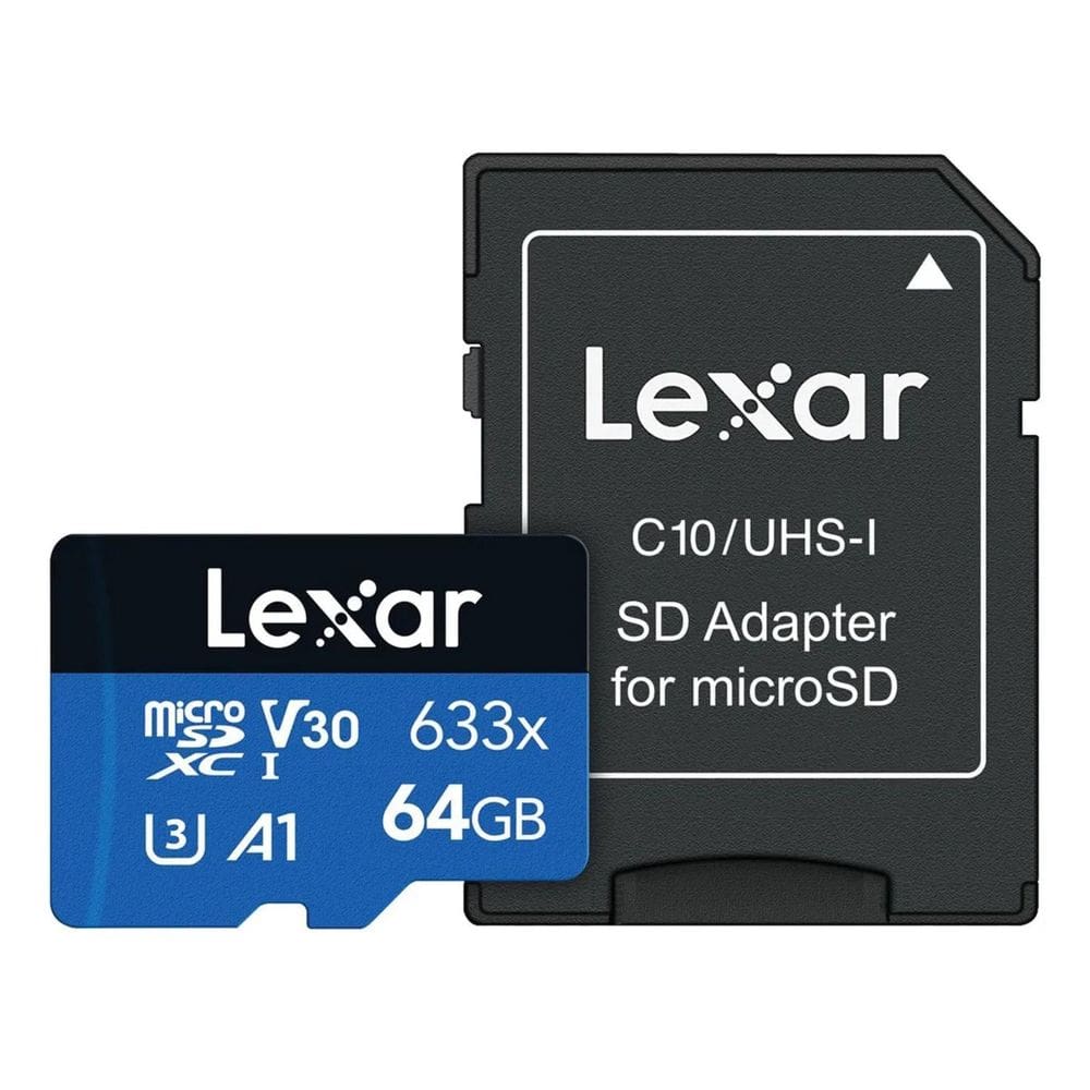 Cartão Memória Lexar Micro Sd Xc 64Gb 100Mb/S Uhs-I V30