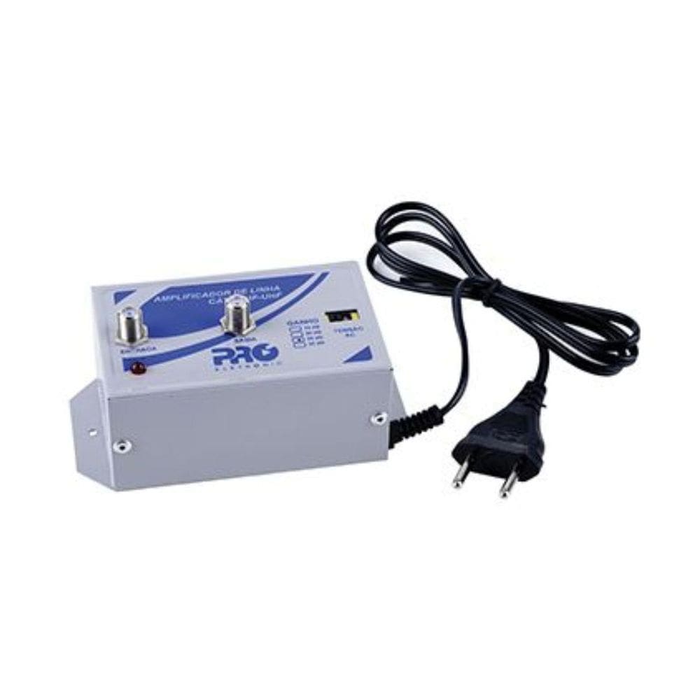 Amplificador De Linha Vhf/Uhf 15Db Pqal1500 Proeletronic