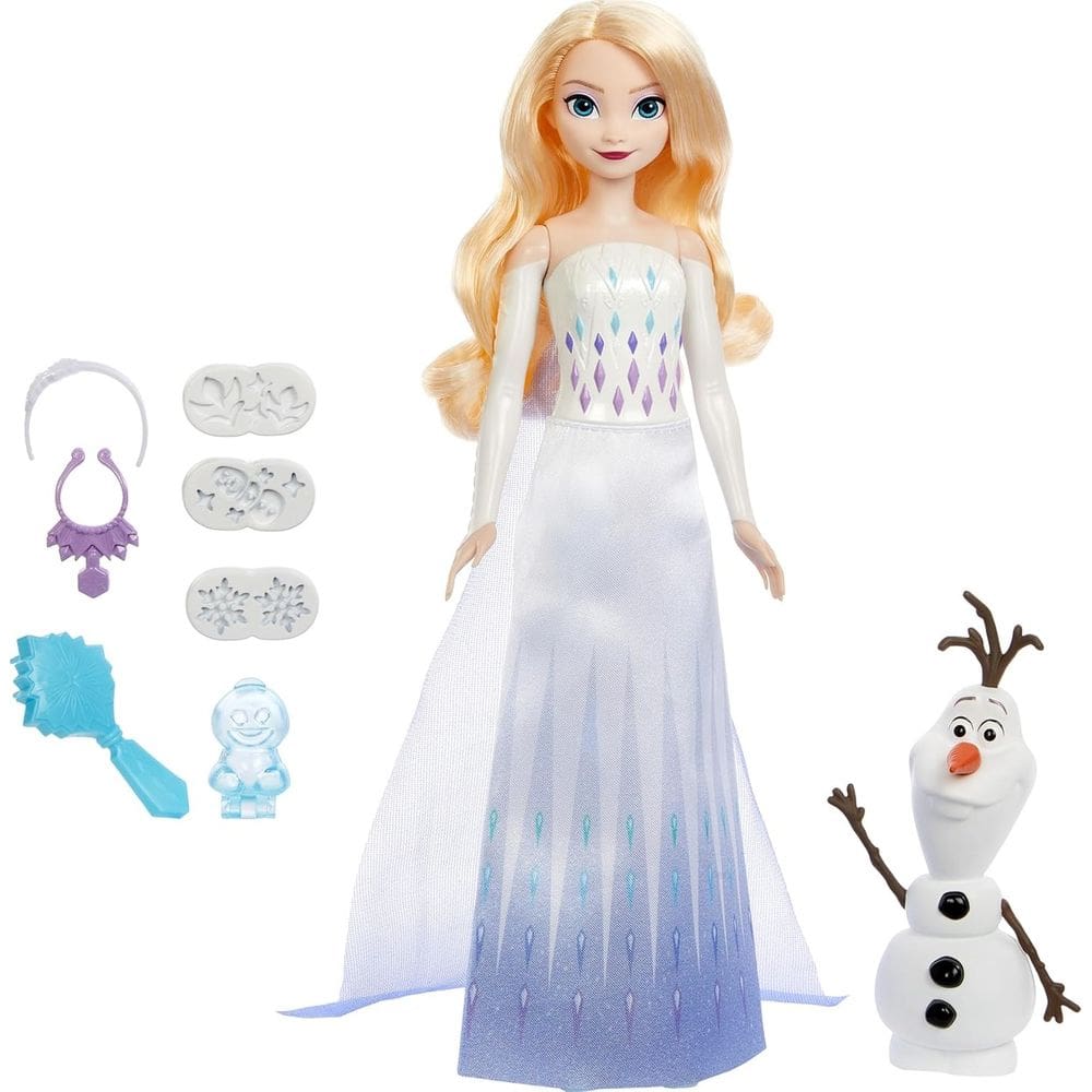 Boneca Elsa Frozen + Olaf Disney Aventuras Mattel - HYH10