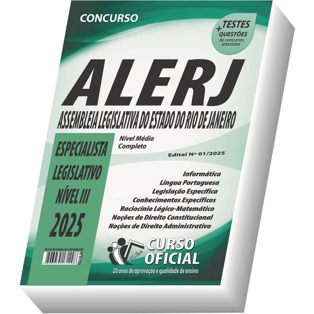 Apostila Alerj - Especialista Legislativo Iii