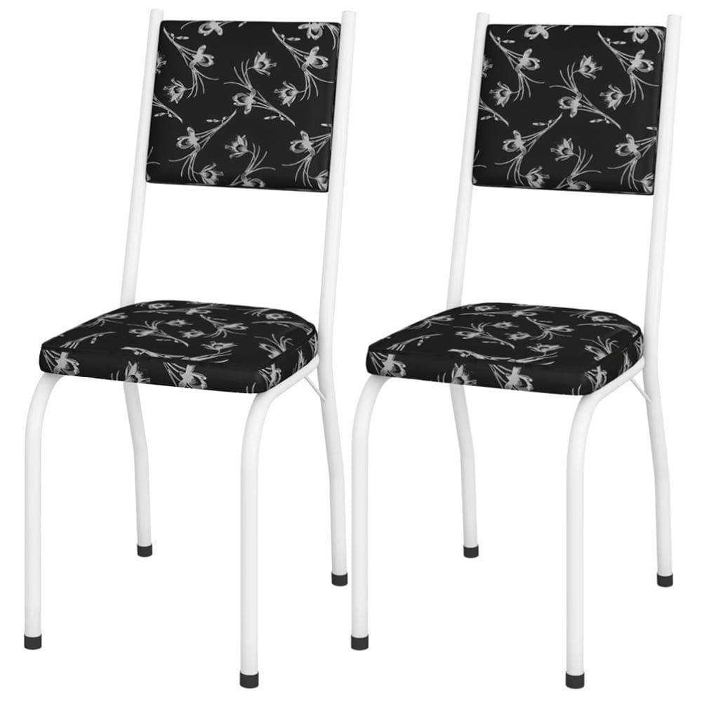 Kit 2 Cadeiras Tubular Europa 258 Bc