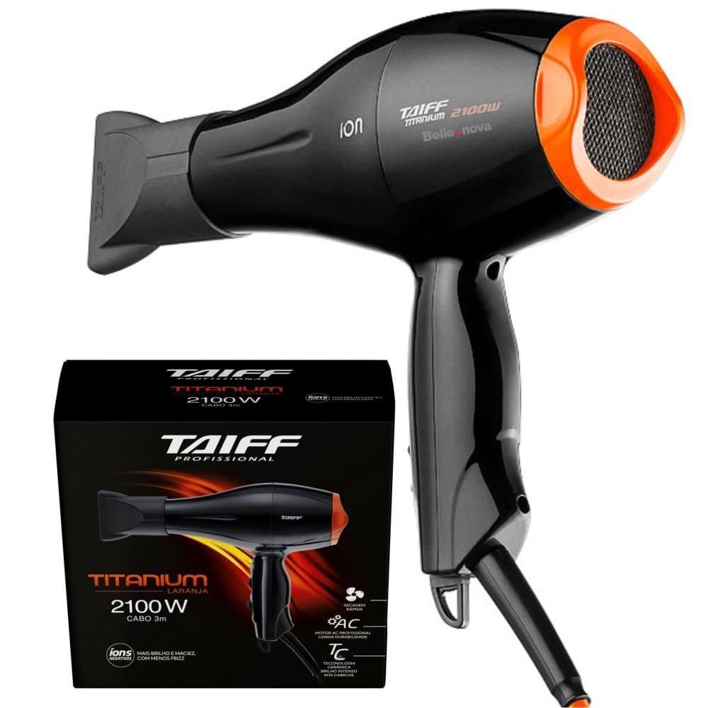 Secador Titanium Taiff 2100W-127V - Pink/Laranja
