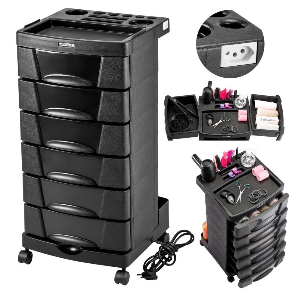 Carrinho Auxiliar Dompel Beauty Care Organizador com Rodízio