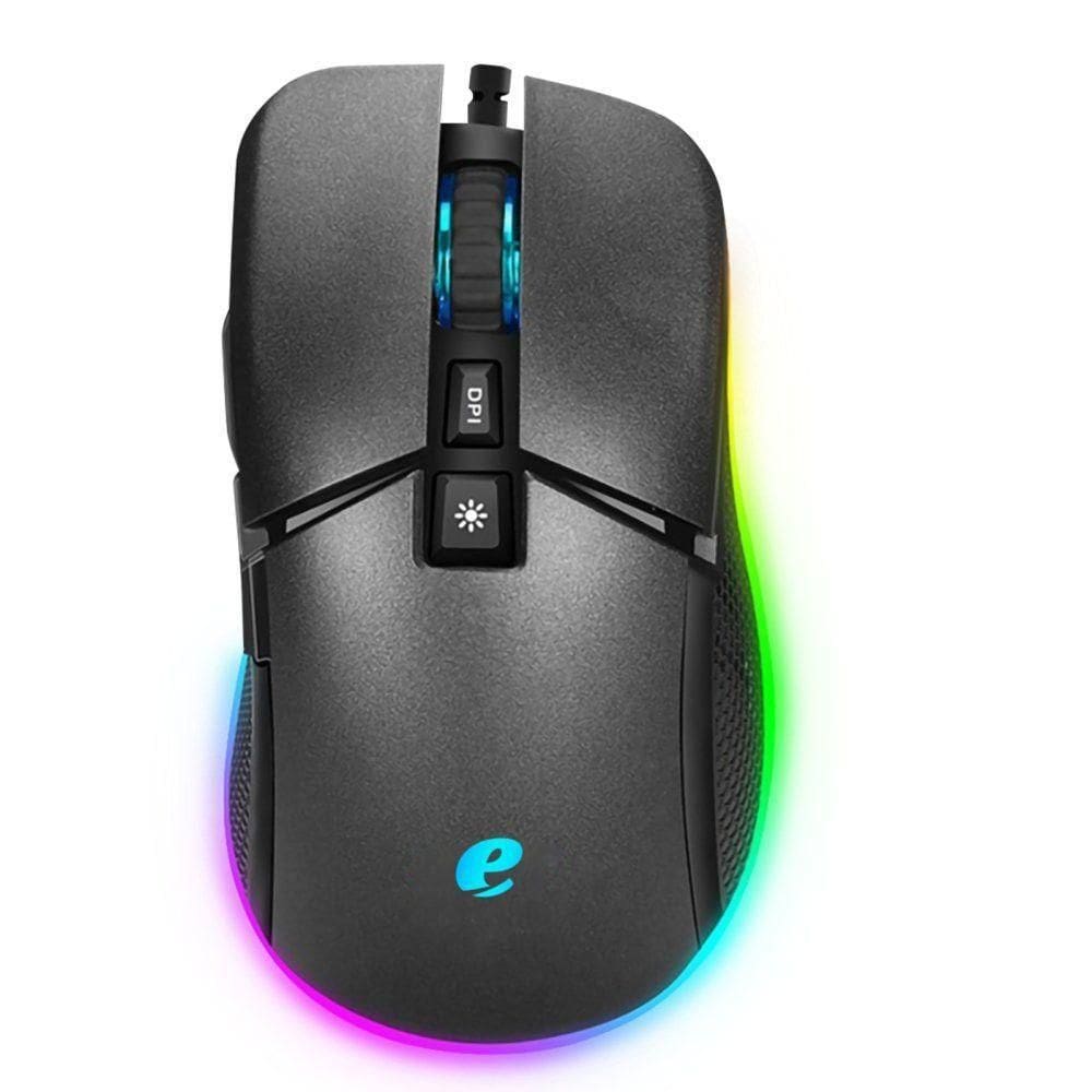 Mouse Óptico Com Fio Para Computador - Preta
