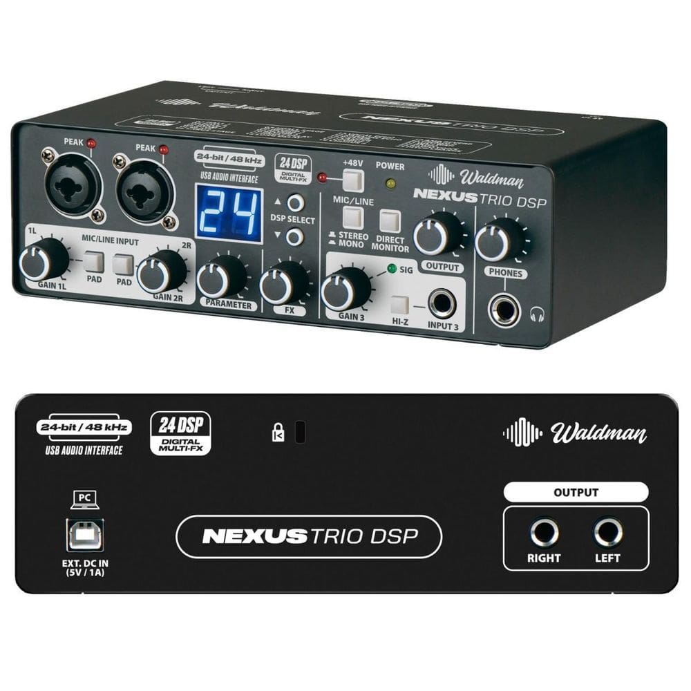 Interface De Áudio Nexus Trio Dsp Waldman