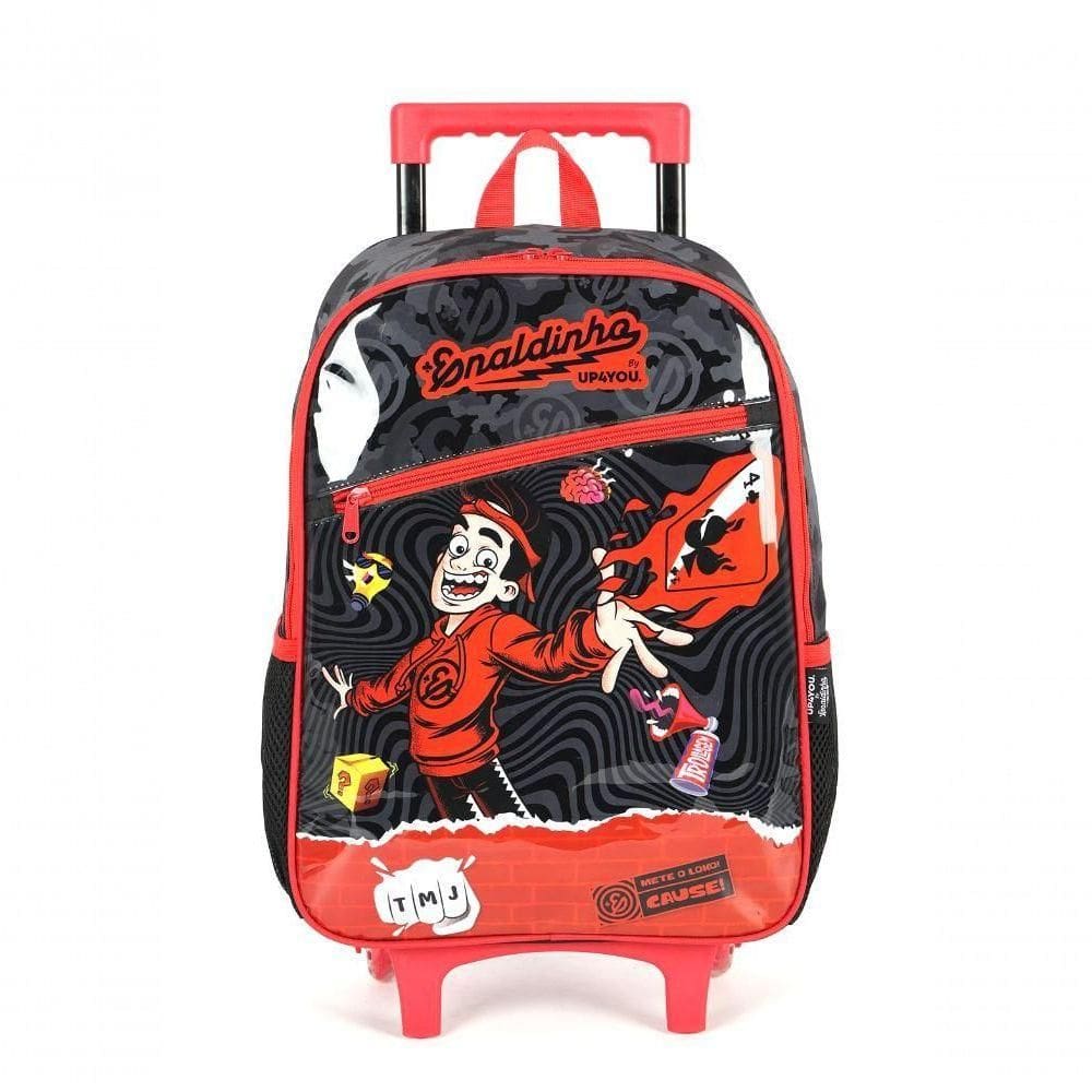 Mochila Com Rodas Kit Up4you By Enaldinh Preto - Unico Preto