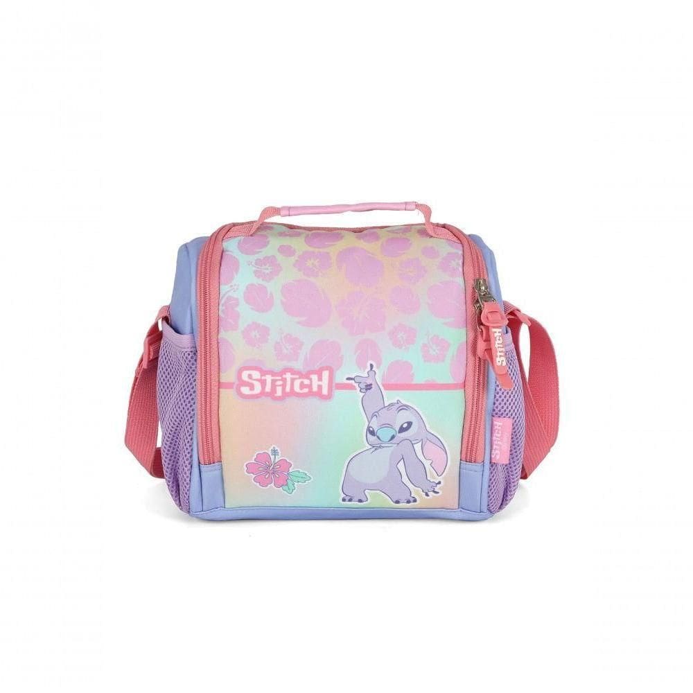 Lancheira Stitch Rosa - Unico Rosa