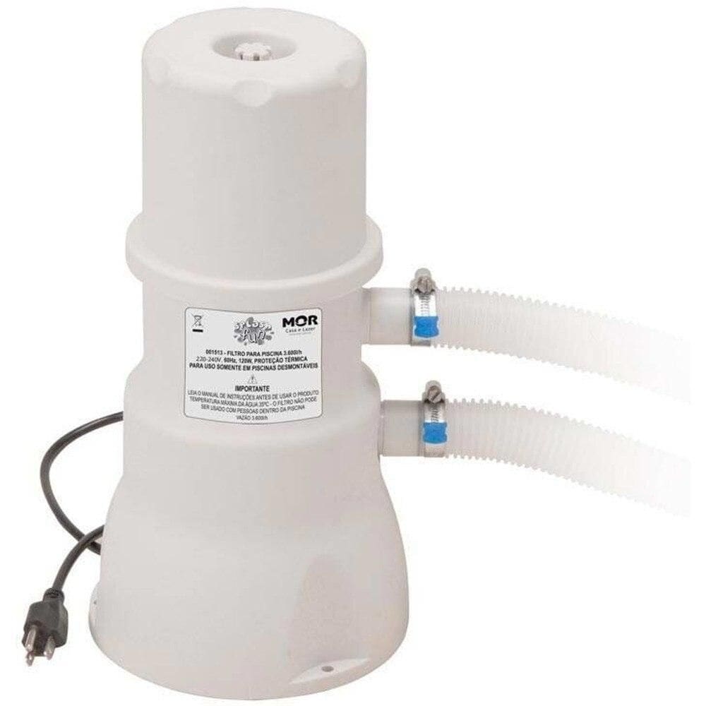 Filtro p/ Piscina Mor 3600L/H 1514 - 220V - Branco