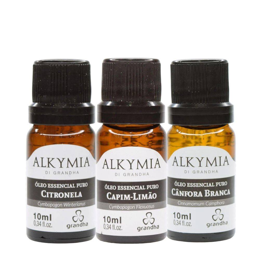 Kit Ambiente Purificado - Óleos Essenciais Alkymia D Grandha
